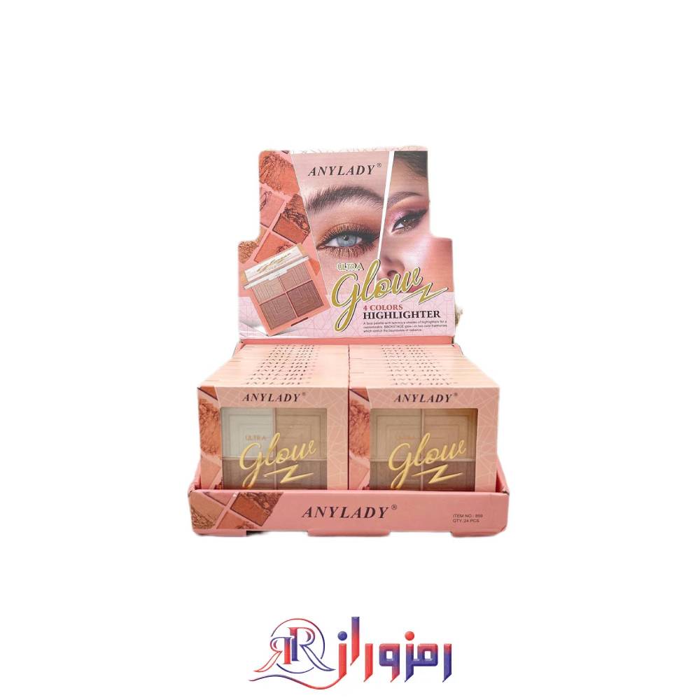 هایلایتر مربعی آنی لیدی anylady،خرید و قیمت هایلایتر مربعی آنی لیدی anylady